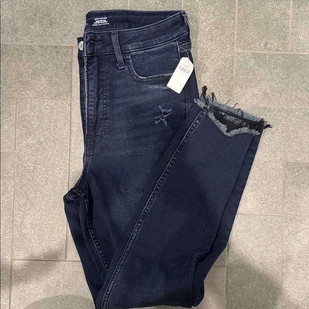 Old Navy rockstar super skinny Dark Blue Women's  Jeans